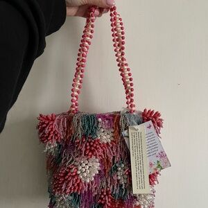 Handcrafted in India Beaded Bag